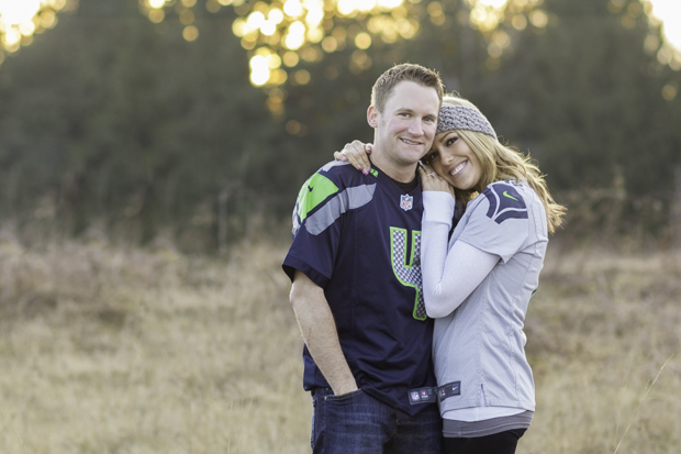 Engagement Session Seattle Seahawks