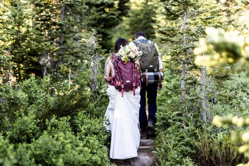 Eloping at Mt. Rainier National Park is surprisingly easy and accessible